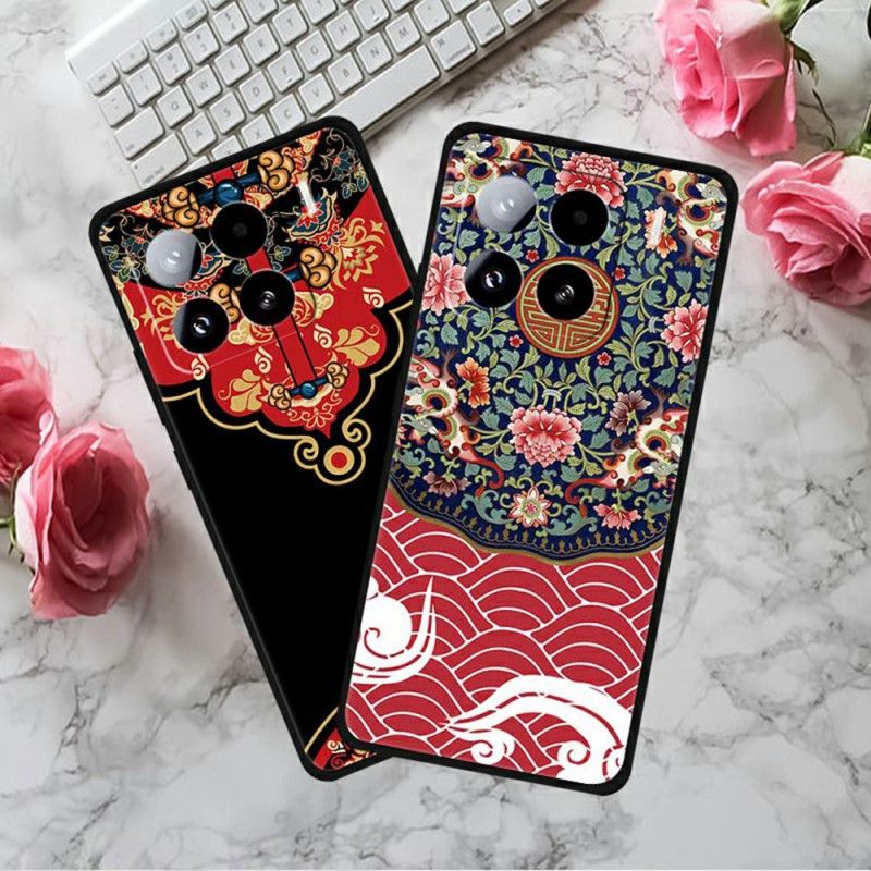 Coque Xiaomi 15 Pro Fleurs et Poissons