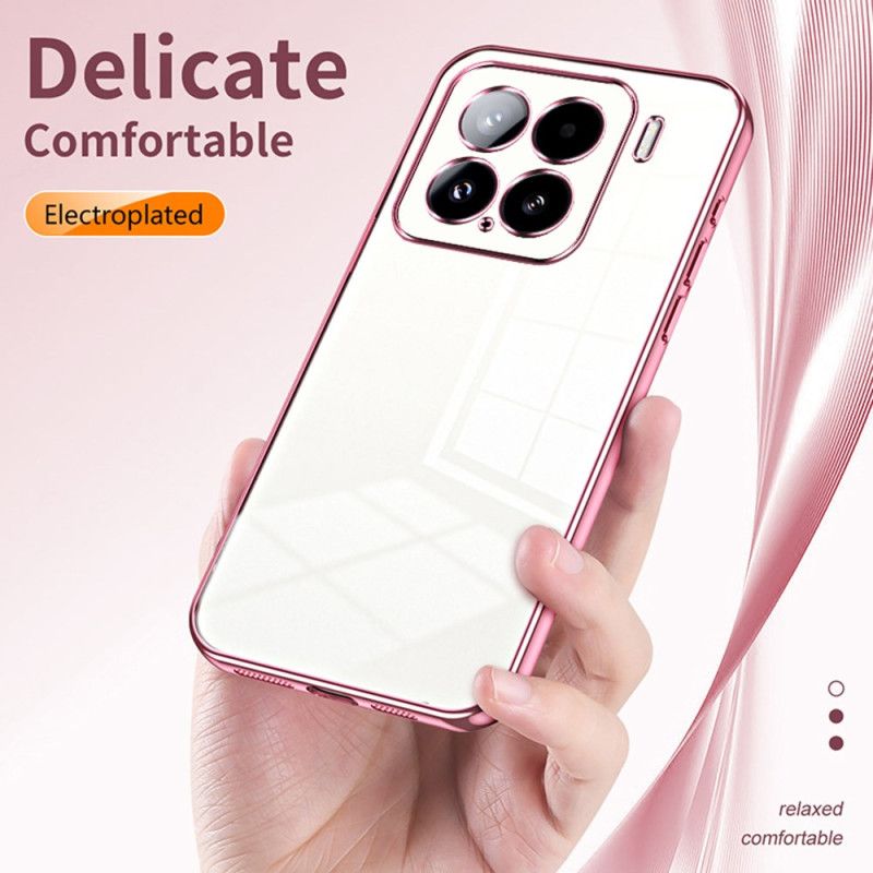 Coque Xiaomi 15 Rebords Style Métal