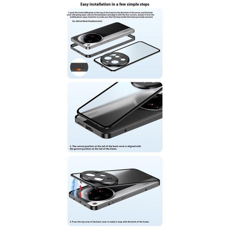 Coque Xiaomi 15 Ultra Mécanisme de Verrouillage Pop-Up