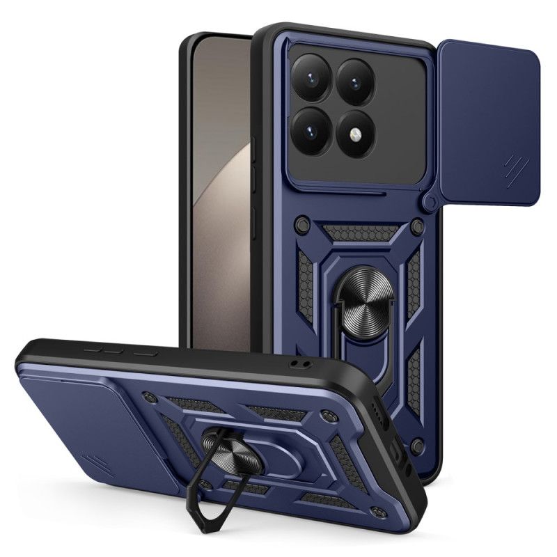 Coque Xiaomi 15T Couvercle Coulissant pour Caméra et Support