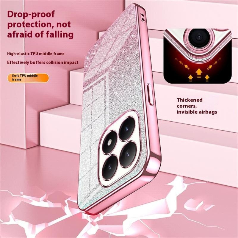 Coque Xiaomi 15T Design Pailleté Dégradé