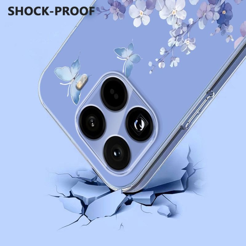 Coque Xiaomi 15T Pro Transparente Florale