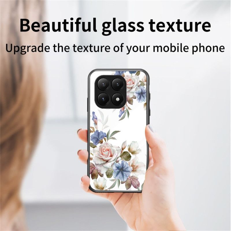 Coque Xiaomi 15T Pro Verre Trempé Florale