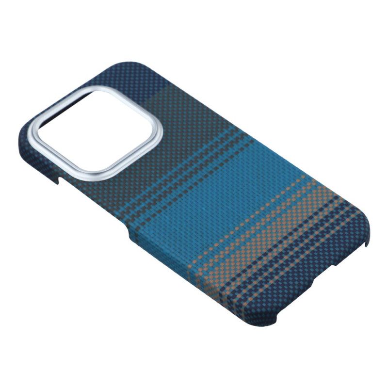 Coque Xiaomi 17 Gradient avec Cadre Métallique pour Objectif - Bleu Flottant