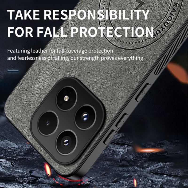 Coque Xiaomi 17 MagSafe Effet Cuir