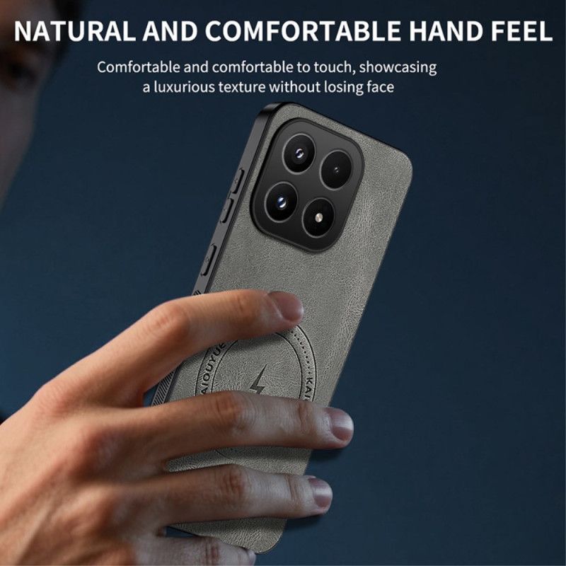 Coque Xiaomi 17 MagSafe Effet Cuir