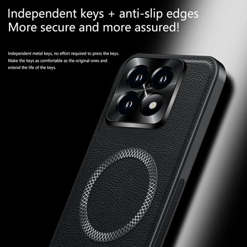 Coque Xiaomi 17 MagSafe Effet Cuir