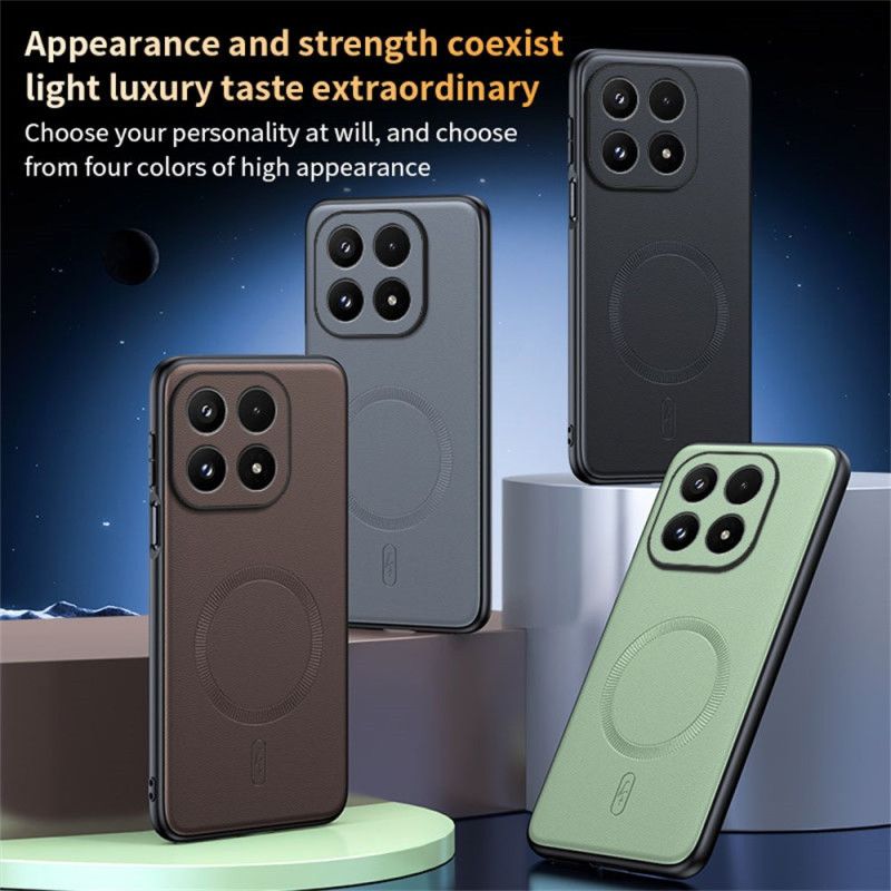 Coque Xiaomi 17 MagSafe Style Cuir