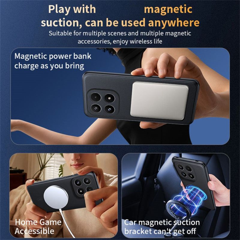 Coque Xiaomi 17 MagSafe Style Cuir