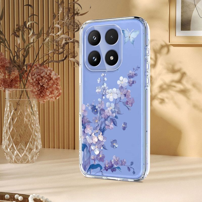 Coque Xiaomi 17 Papillons et Fleurs