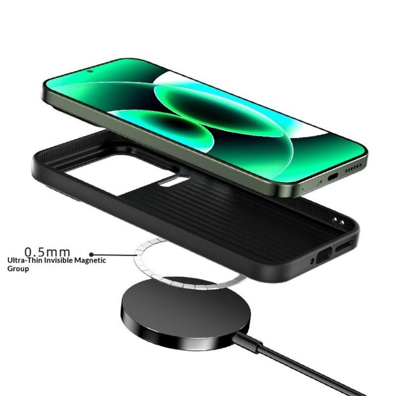 Coque Xiaomi 17 Pro Magnétique Fibre Carbone ABEEL