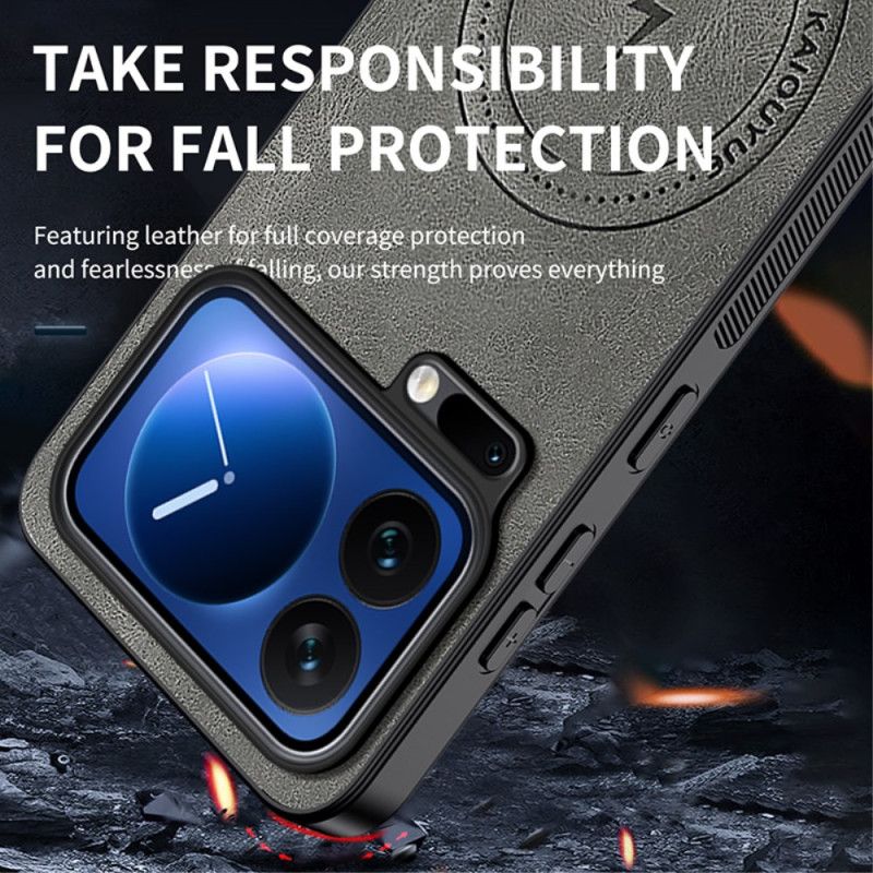 Coque Xiaomi 17 Pro Magsafe Effet Cuir