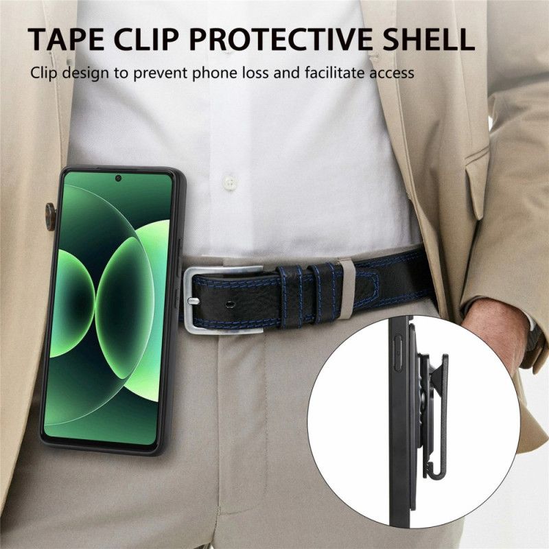 Coque Xiaomi 17 Pro Max Clip Ceinture et Support Intégré