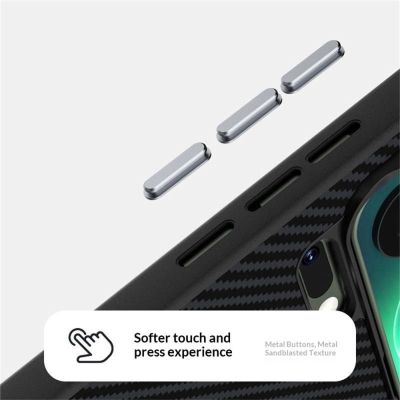 Coque Xiaomi 17 Pro Max Magnétique Fibre Carbone ABEEL