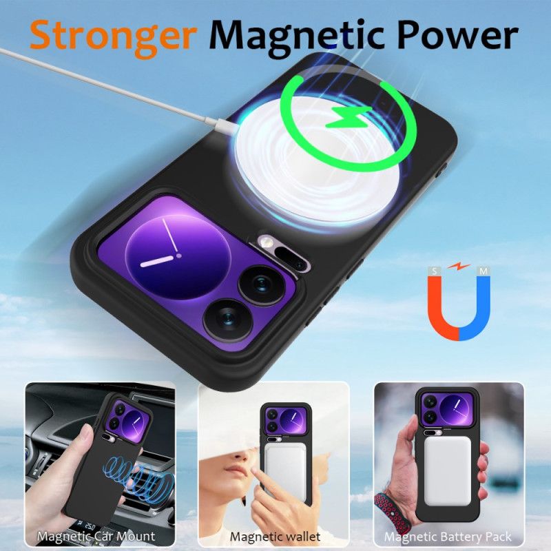 Coque Xiaomi 17 Pro Max Magnétique Silicone et Lanière