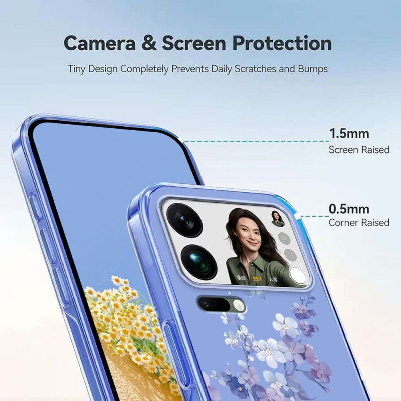 Coque Xiaomi 17 Pro Max Papillons et Fleurs
