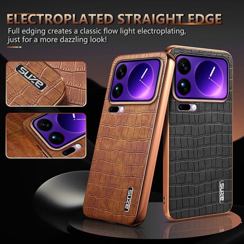 Coque Xiaomi 17 Pro Max Texture Crocodile AZNS