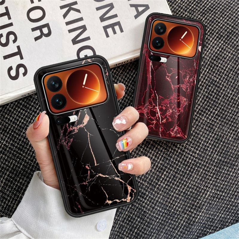 Coque Xiaomi 17 Pro Max Verre Trempé Motif Marbre