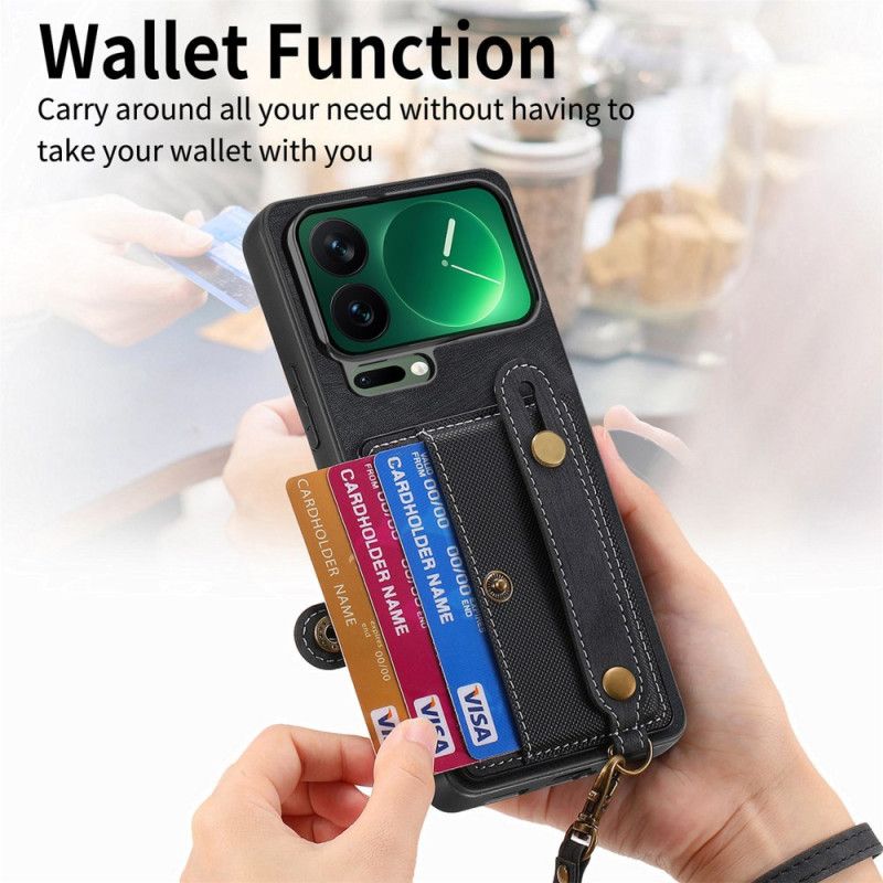 Coque Xiaomi 17 Pro Porte-Cartes et Lnaière