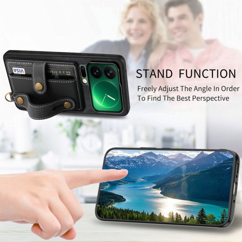 Coque Xiaomi 17 Pro Porte-Cartes et Support Béquille