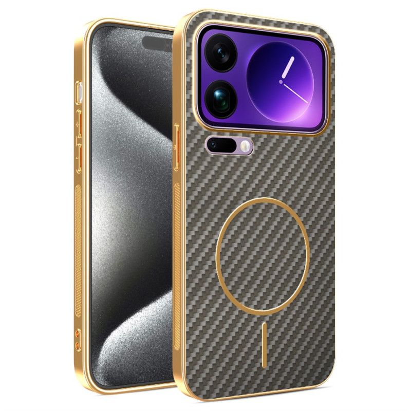 Coque Xiaomi 17 Pro Texture Fibre Carbone