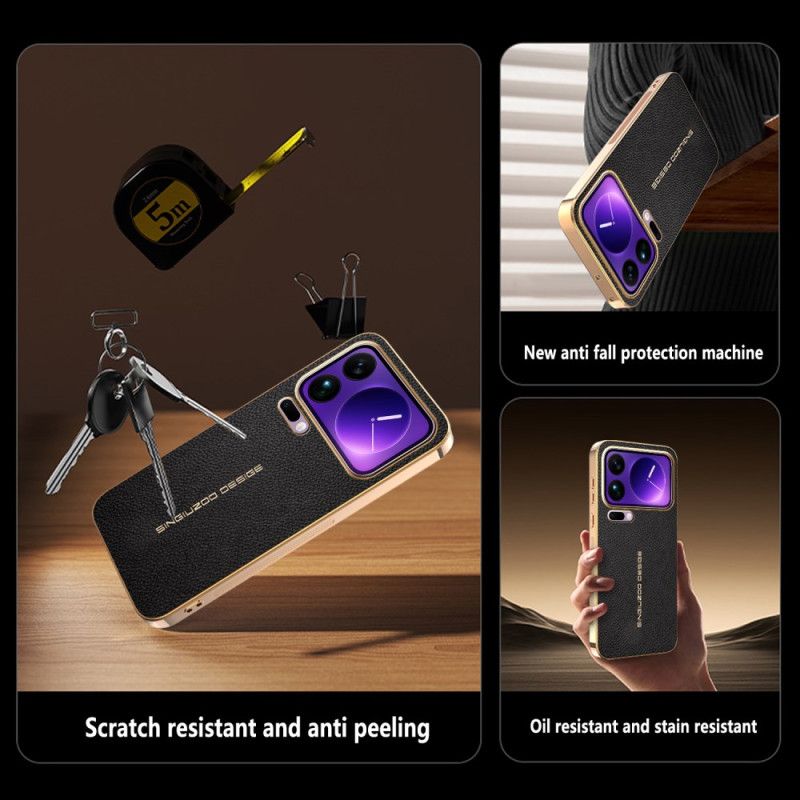 Coque Xiaomi 17 Pro Texture Litchi Anti-Rayures