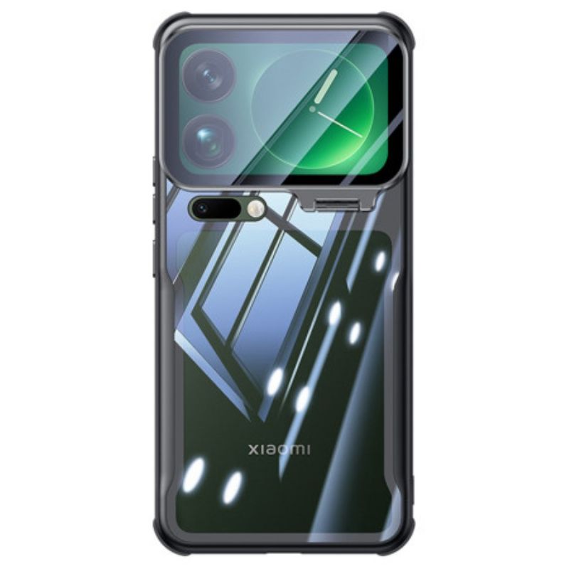 Coque Xiaomi 17 Pro Transparente Support Intégré et Protection Caméra