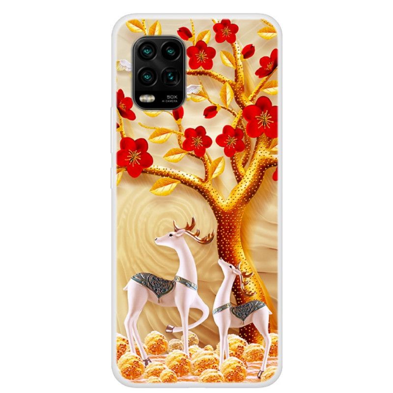 Coque Xiaomi Mi 10 Lite Arbre Doré