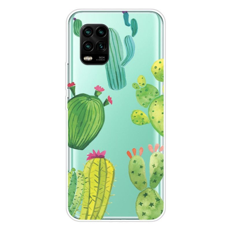 Coque Xiaomi Mi 10 Lite Cactus Aquarelle