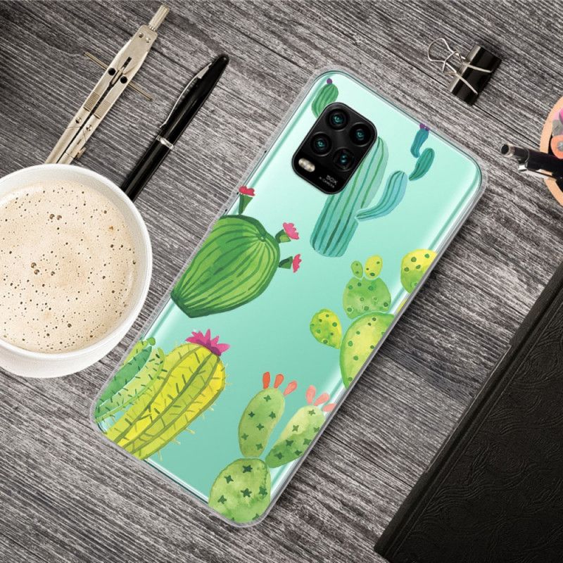 Coque Xiaomi Mi 10 Lite Cactus Aquarelle