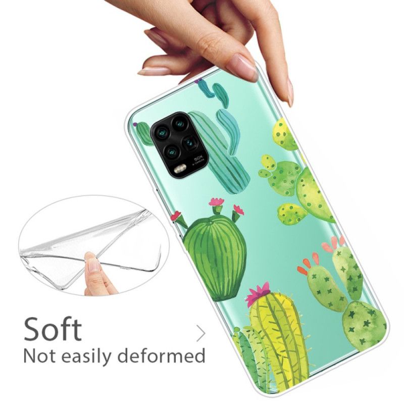 Coque Xiaomi Mi 10 Lite Cactus Aquarelle