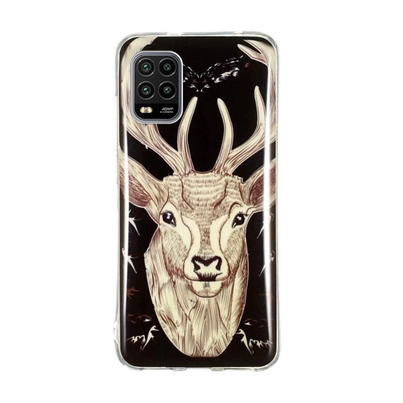 Coque Xiaomi Mi 10 Lite Cerf Majestueux Fluorescente