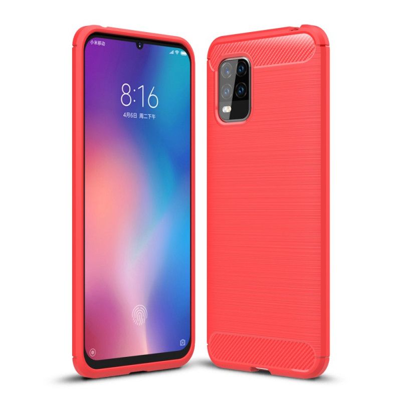 Coque Xiaomi Mi 10 Lite Fibre Carbone Brossée