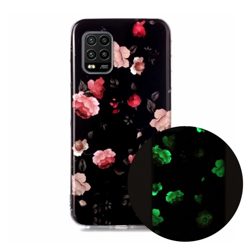 Coque Xiaomi Mi 10 Lite Floralies Fluorescente