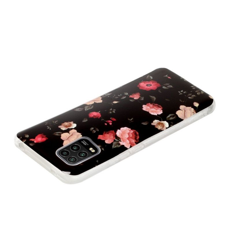 Coque Xiaomi Mi 10 Lite Floralies Fluorescente