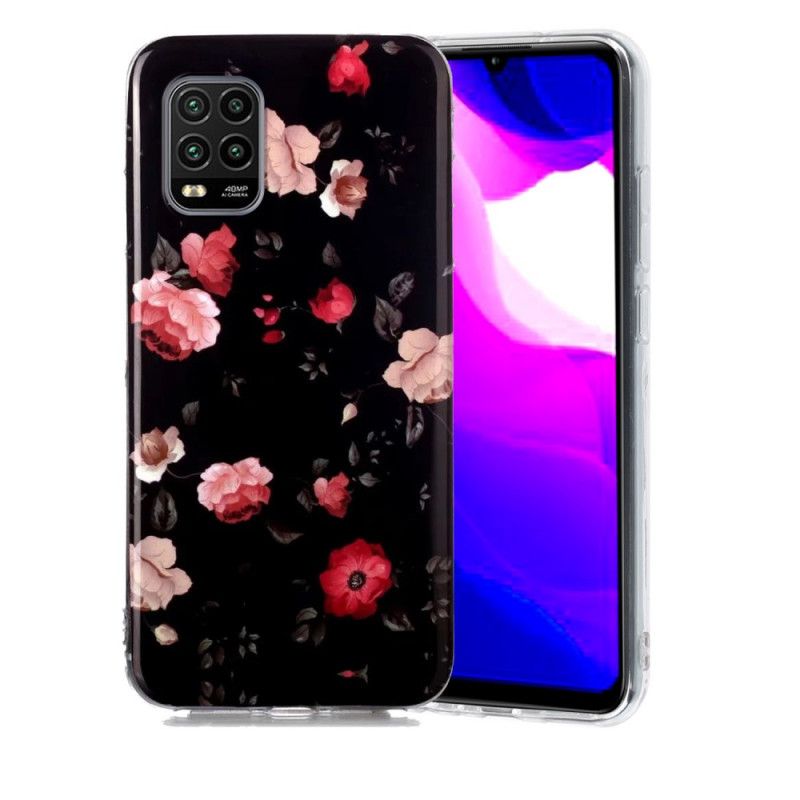 Coque Xiaomi Mi 10 Lite Floralies Fluorescente