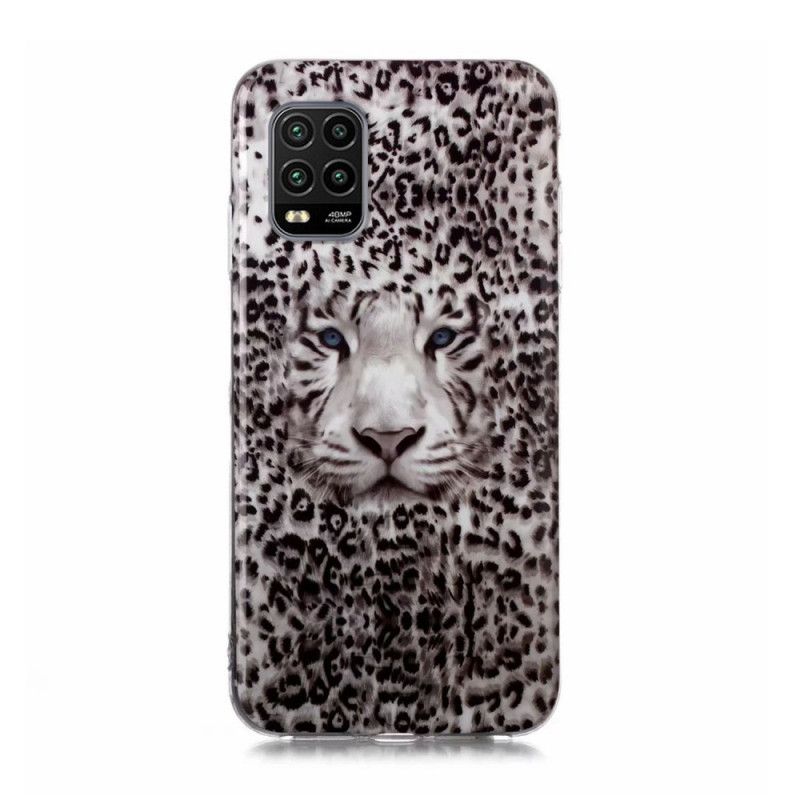 Coque Xiaomi Mi 10 Lite Leopard Fluorescente