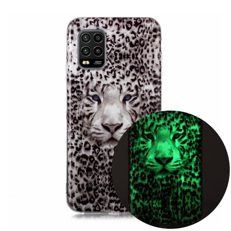 Coque Xiaomi Mi 10 Lite Leopard Fluorescente