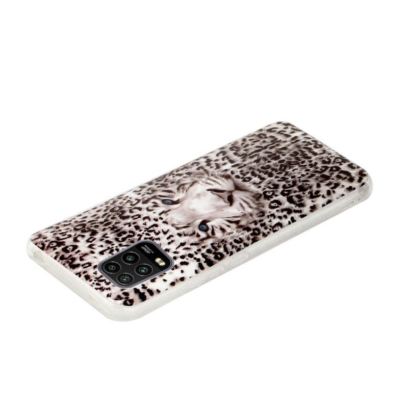 Coque Xiaomi Mi 10 Lite Leopard Fluorescente