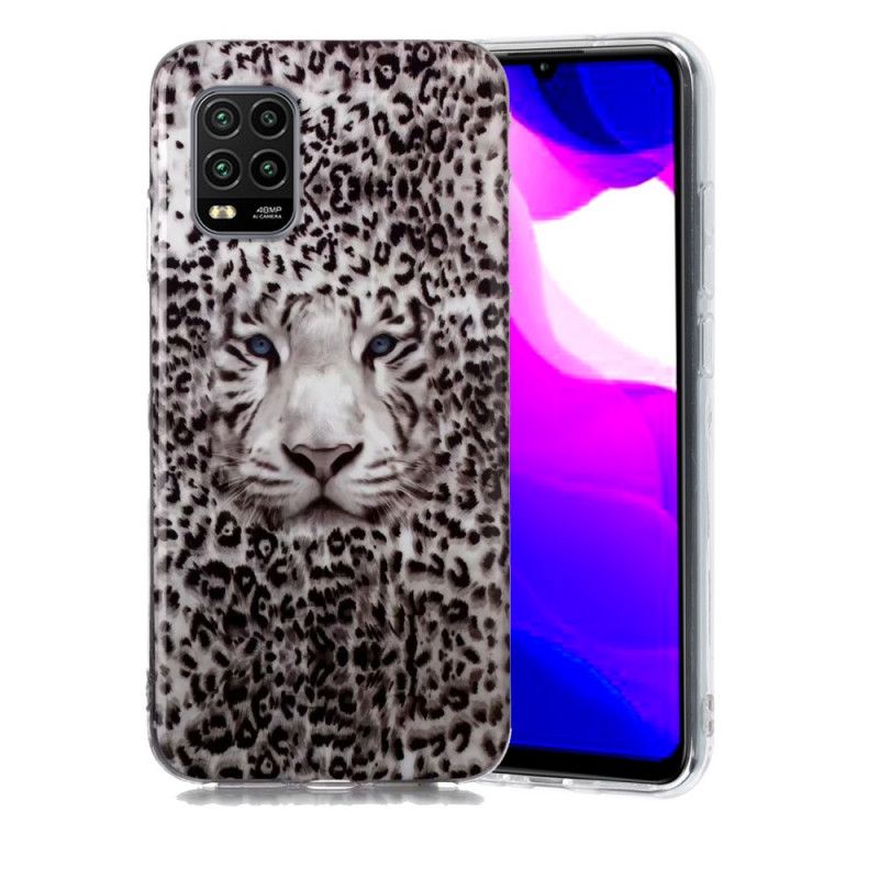 Coque Xiaomi Mi 10 Lite Leopard Fluorescente