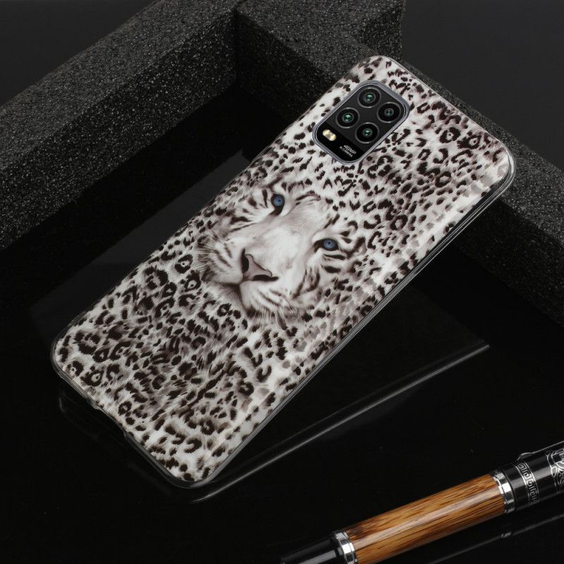 Coque Xiaomi Mi 10 Lite Leopard Fluorescente