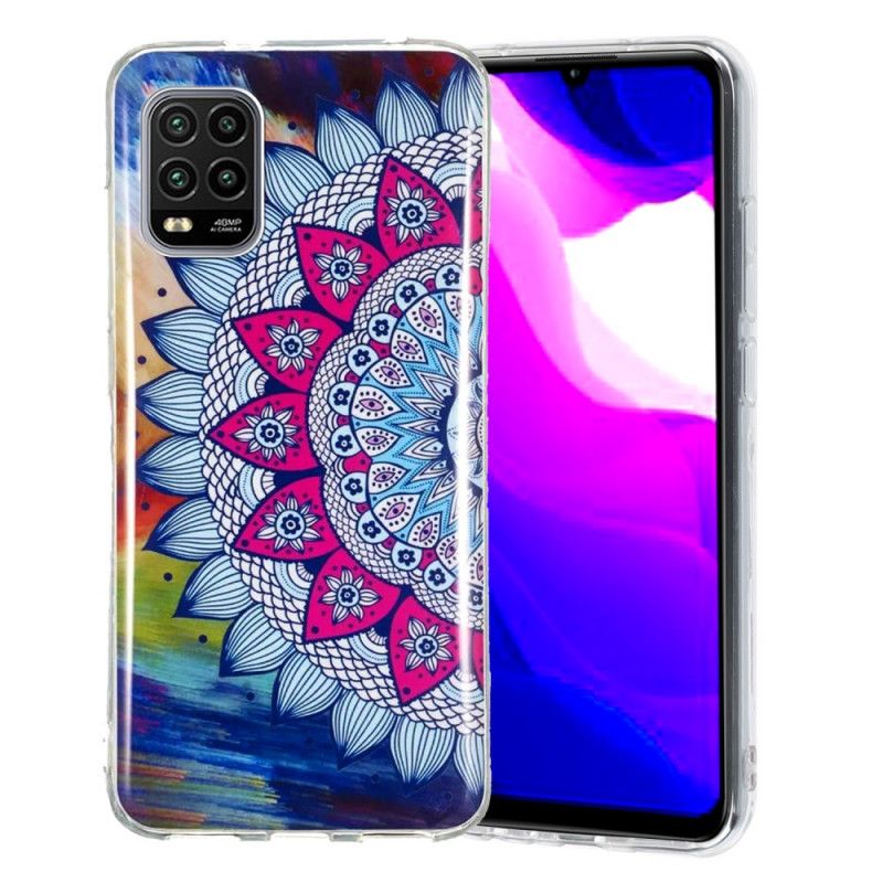 Coque Xiaomi Mi 10 Lite Mandala Coloré Fluorescente