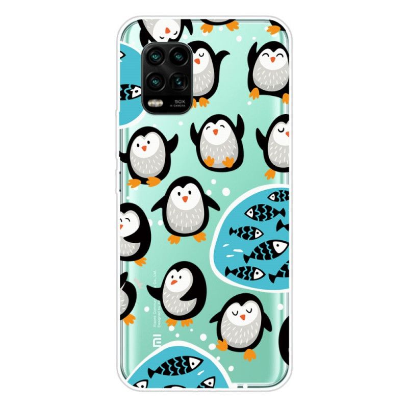 Coque Xiaomi Mi 10 Lite Pingouins Et Poissons