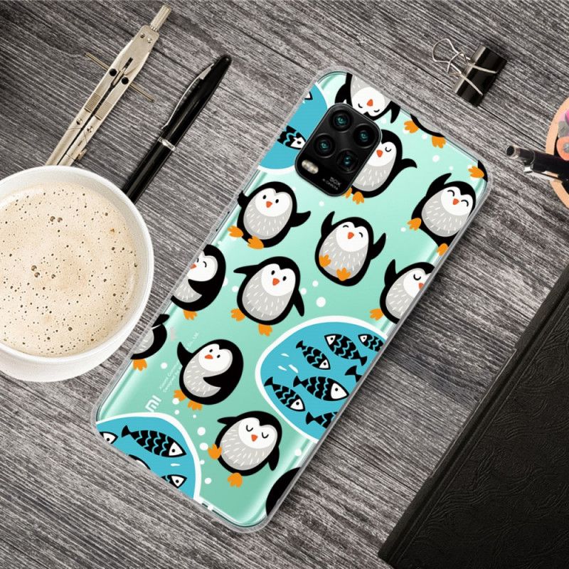 Coque Xiaomi Mi 10 Lite Pingouins Et Poissons