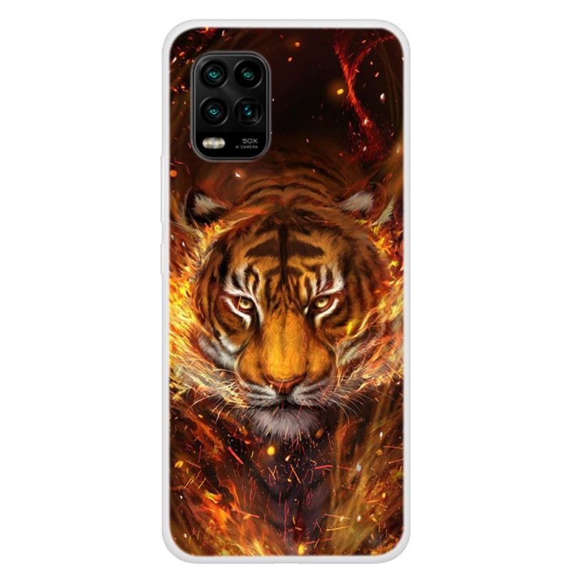 Coque Xiaomi Mi 10 Lite Tigre De Feu