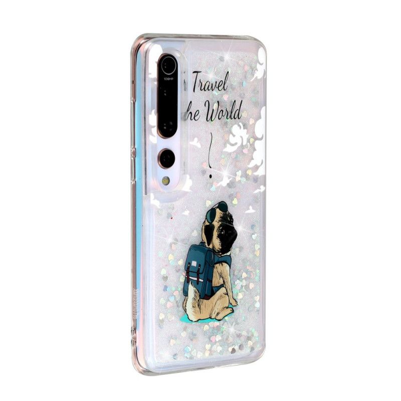 Coque Xiaomi Mi 10 / 10 Pro Chien Paillettes