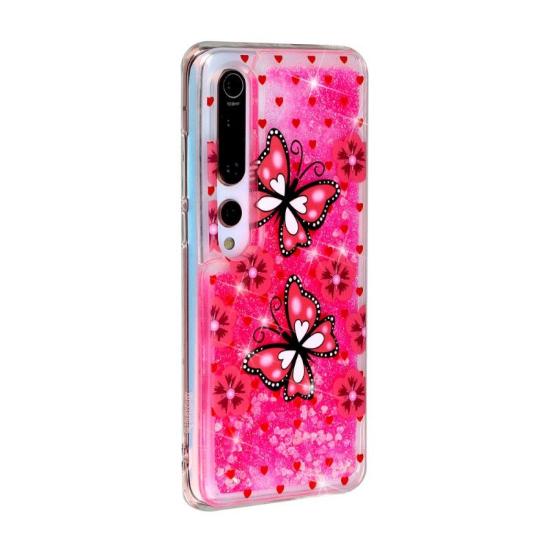 Coque Xiaomi Mi 10 / 10 Pro Paillettes Papillons