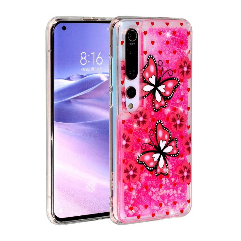 Coque Xiaomi Mi 10 / 10 Pro Paillettes Papillons