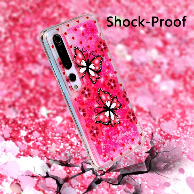 Coque Xiaomi Mi 10 / 10 Pro Paillettes Papillons