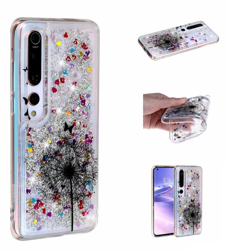 Coque Xiaomi Mi 10 / 10 Pro Pissenlits Paillettes